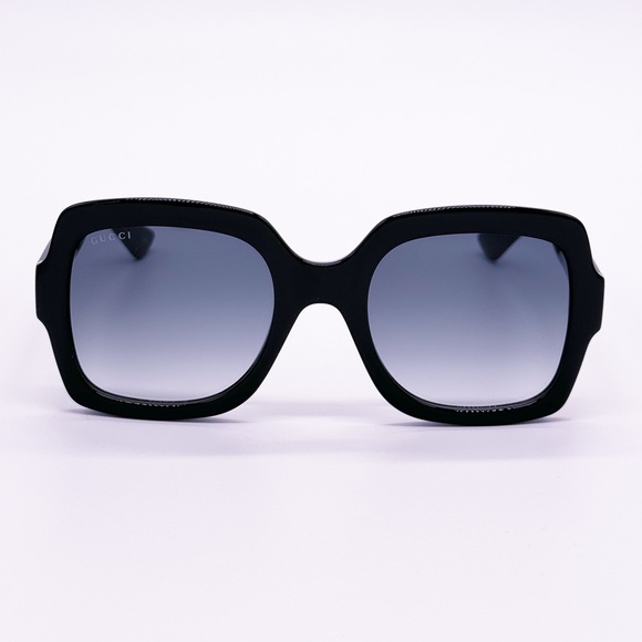 NEW GUCCI SUNGLASSES GG1337S 001 WOMEN SQUARE BLACK EYEWEAR GUCCI - Picture 3 of 12